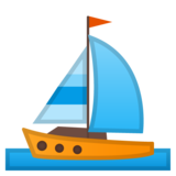 帆船emoji素材一 160x160像素