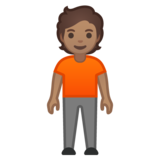 站立者:中等肤色emoji素材一 160x160像素