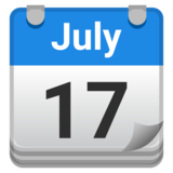 撕下日历emoji素材一 160x160像素