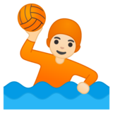 玩水球的人:浅肤色emoji素材一 160x160像素