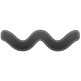 波浪形短划线emoji素材一 160x160像素