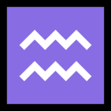 水瓶座emoji素材一 160x160像素