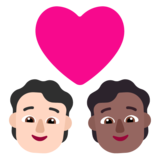 情侣: 成人成人较浅肤色中等-深肤色emoji素材一 160x160像素