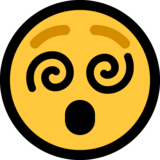 头晕的脸emoji素材一 160x160像素