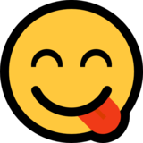 馋嘴的笑脸emoji素材一 160x160像素