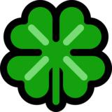四叶草emoji素材一 160x160像素