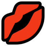 吻痕、口红吻emoji素材一 160x160像素