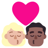亲吻: 女人男人中等-浅肤色中等-深肤色emoji素材一 160x160像素