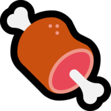 骨头上的肉emoji素材一 160x160像素