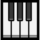 音乐键盘emoji素材一 160x160像素
