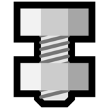 螺母和螺栓emoji素材一 160x160像素