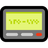 寻呼机emoji素材一 160x160像素