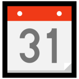 撕下日历emoji素材一 160x160像素