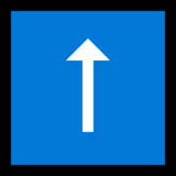 向上箭头emoji素材一 160x160像素