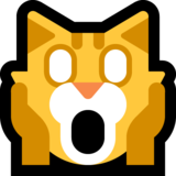 疲倦的猫emoji素材一 160x160像素