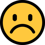 伤心的脸emoji素材一 160x160像素