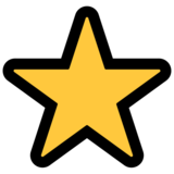 星星emoji素材一 160x160像素