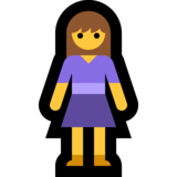 女人站着emoji素材一 160x160像素