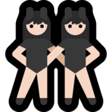 有兔子耳朵聚会的女人,1-2型emoji素材一 160x160像素