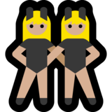 有兔子耳朵聚会的女人,3型emoji素材一 160x160像素