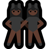 有兔子耳朵聚会的女人,6型emoji素材一 160x160像素