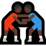 摔跤手,6型emoji素材一 160x160像素