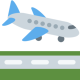 飞机抵达emoji素材一 160x160像素