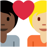 情侣: 成人成人较深肤色中等-浅肤色emoji素材一 160x160像素