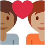 情侣: 成人成人中等-深肤色中等肤色emoji素材一 160x160像素