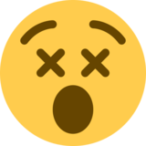 头晕的脸emoji素材一 160x160像素