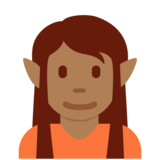 精灵:中黑肤色emoji素材一 160x160像素