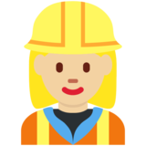 女工:中浅肤色emoji素材一 160x160像素
