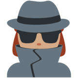 女侦探:中等肤色emoji素材一 160x160像素