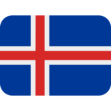 国旗：冰岛emoji素材一 160x160像素