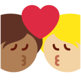 亲吻: 成人成人中等-浅肤色中等-深肤色emoji素材一 160x160像素