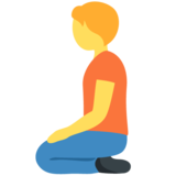 跪着的人emoji素材一 160x160像素