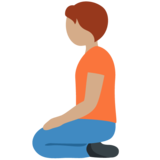 下跪者:中等肤色emoji素材一 160x160像素