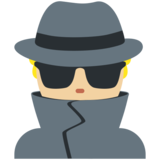 男侦探:中等浅肤色emoji素材一 160x160像素