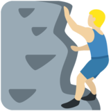 正在攀爬的人:中浅肤色emoji素材一 160x160像素