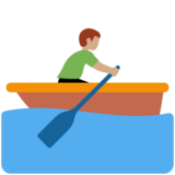 男子划艇:中等肤色emoji素材一 160x160像素