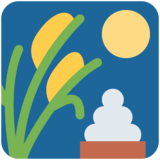 赏月仪式emoji素材一 160x160像素