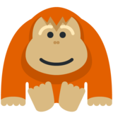 黑猩猩、红毛猩猩emoji素材一 160x160像素