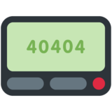 寻呼机emoji素材一 160x160像素