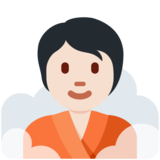 潮湿房间的人:浅肤色emoji素材一 160x160像素