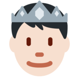 王子：浅肤色emoji素材一 160x160像素