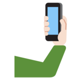 自拍：浅肤色emoji素材一 160x160像素