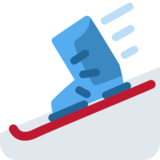 滑雪板emoji素材一 160x160像素