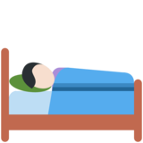 床上人:浅肤色emoji素材一 160x160像素