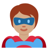 超级英雄:中等肤色emoji素材一 160x160像素