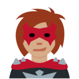 女超级恶棍:中等肤色emoji素材一 160x160像素